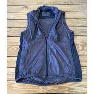 Blanc Noir Full Zip Vest Size Large Men’s Grey Black